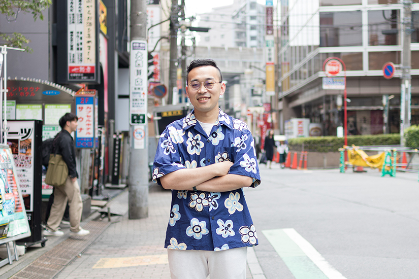 ノベルティメンバー橋本大地さんの写真